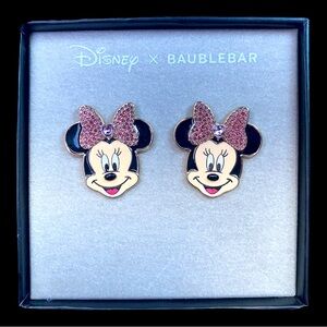 BaubleBar Disney Minnie Pink Earrings